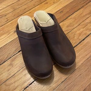 Sandgrens Swedish Clogs Brown 40 Heel